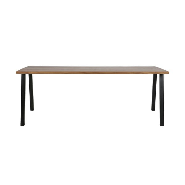 Blagovaonski stol od orahovog furnira WOOOD James, 200 x 90 cm