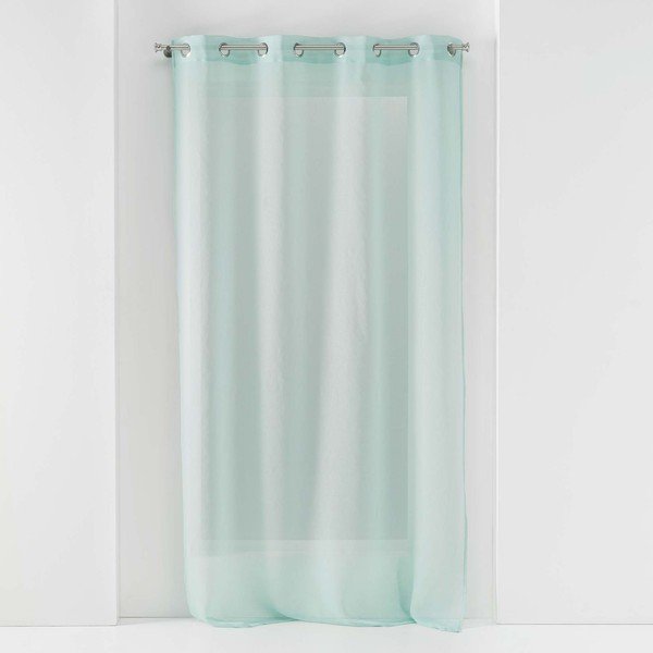 Mentol zelena prozirna zavjesa 140x280 cm Sandra – douceur d'intérieur