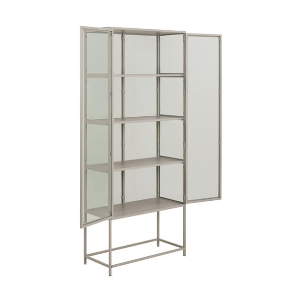 Siva vitrina 77x186x35 cm Seaford – Actona-image-4