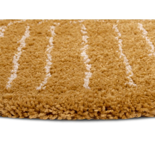 Oker žuti okrugli tepih ø 120 cm Dion – Hanse Home-image-3