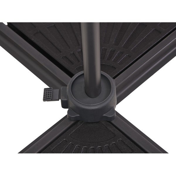 Sivi suncobran 300x300 cm Deluxe – Garden Pleasure-image-3