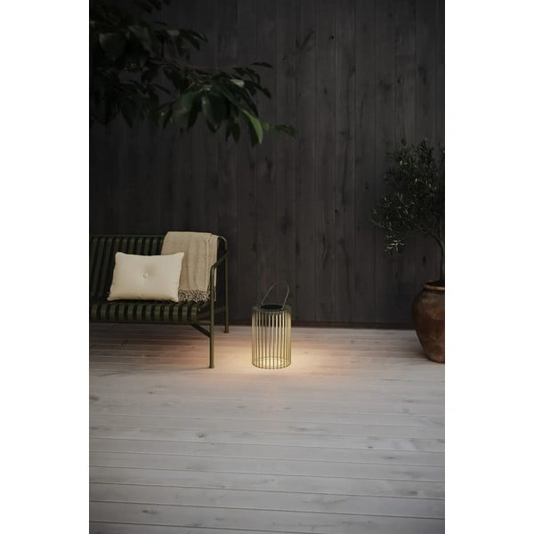 Zelena LED lanterna sa solarnim panel/s USB za eksterijer (visina 54 cm) Cavia – Markslöjd-image-1