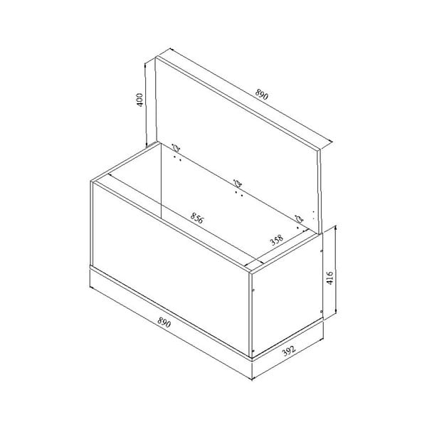 Smeđa komoda Symbiosis Knight-image-2