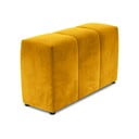 Žuti baršunasti naslon za modularnu sofu Rome Velvet - Cosmopolitan Design