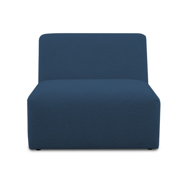 Tamno plava modularna sjedeća garnitura od bouclé tkanine (srednji modul ) Roxy – Scandic