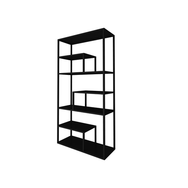 Crna metalna polica Canett Lite, visina 188 cm-image-3