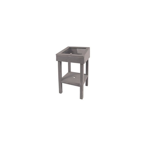 Sivi stol s izlogom Esschert Design Farm-image-1