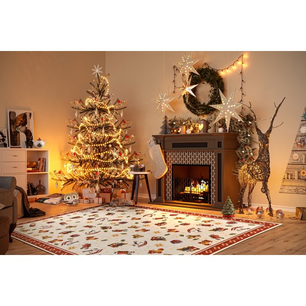 Crveni tepih s božićnim motivom 160x230 cm Red Christmas – Villeroy&Boch-image-1