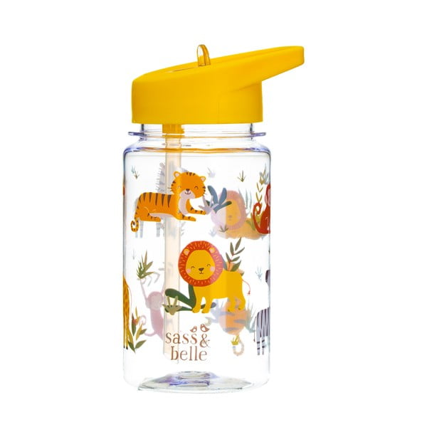 Bočica za vodu za bebe sa slamkom Sass & Belle Drink Up Safari, 400 ml-image-3