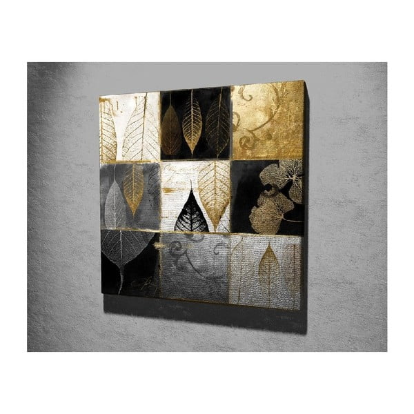 Slika na platnu Golden Leaves, 45 x 45 cm-image-1
