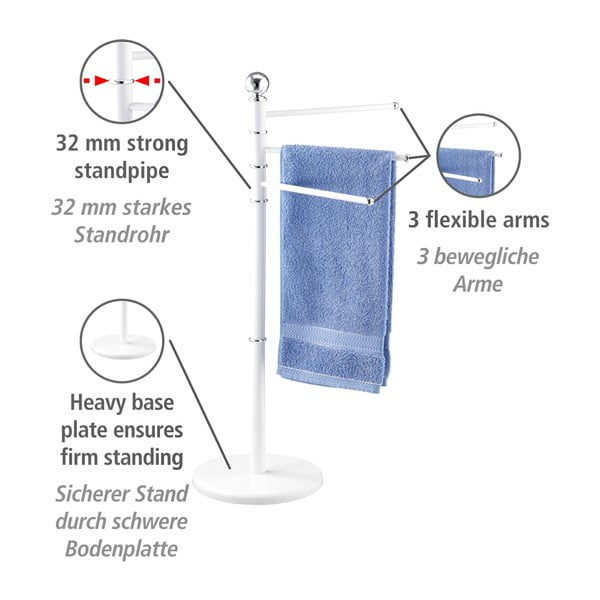 Bijeli stalak za ručnike Wenko Exclusive-image-4