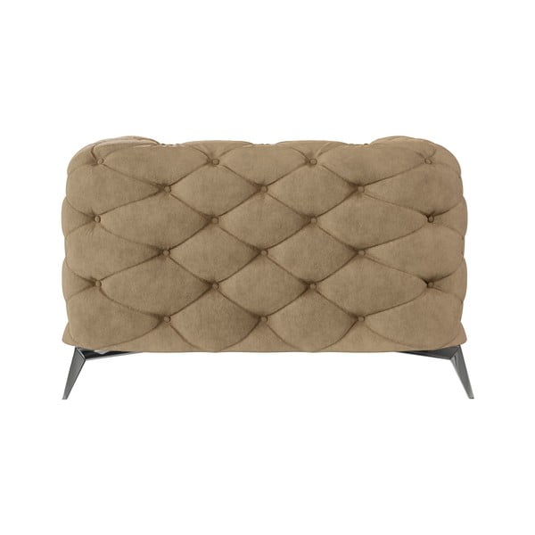 Svjetlo smeđa baršunasti fotelja Chelsea – Ropez-image-2