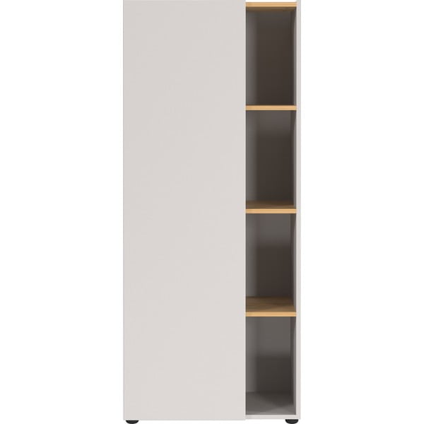 Krem biblioteka u dekoru hrasta 61x145x34 cm Adrano – Germania