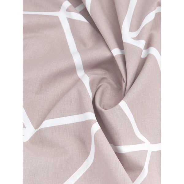 Ružičasta pamučna posteljina by46 Mirja, 155 x 220 cm-image-1