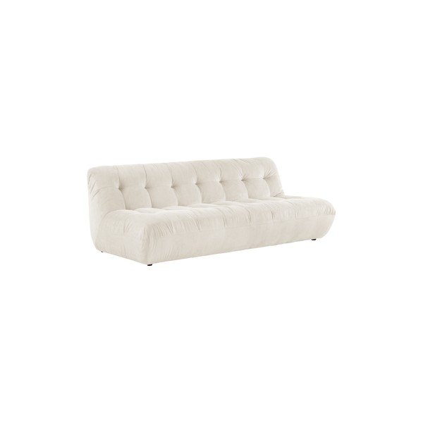 Krem sofa od samta 212 cm Kelso – Jotex