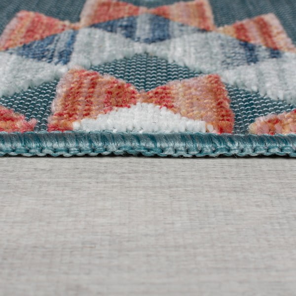 Plavi vanjski tepih 120x170 cm Avery Blue – Flair Rugs-image-4