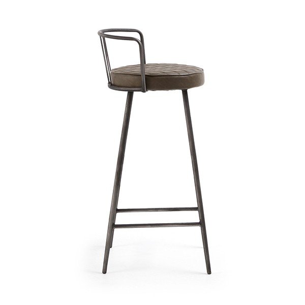 Smeđa barska stolica Kave Home, visina 92 cm-image-2