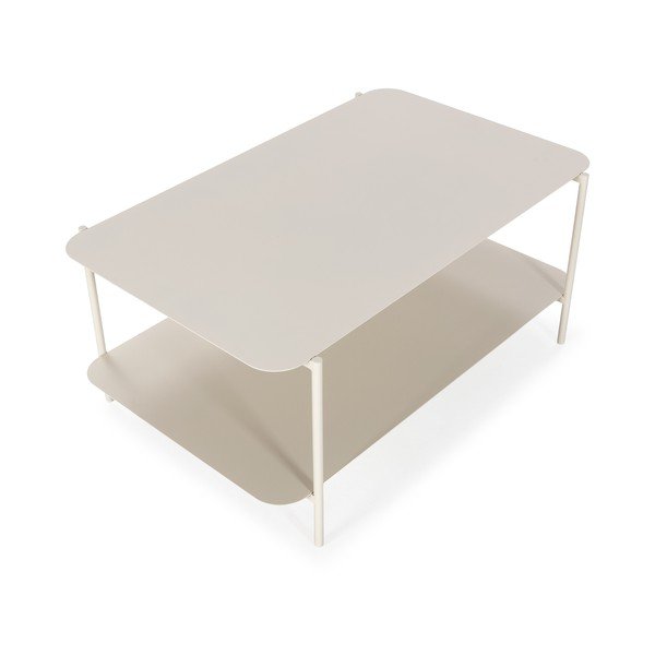 Krem metalni stolić za kavu 58x90 cm Beatrix – MOME-image-4