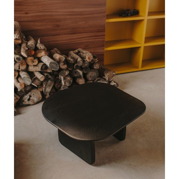 Pomoćni stol od punog hrasta 70x71 cm Pirita – Kave Home-image-1