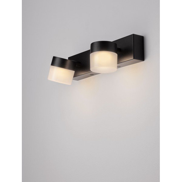 Mat crna LED zidna lampa aluminijska Teko – Nova Luce-image-2
