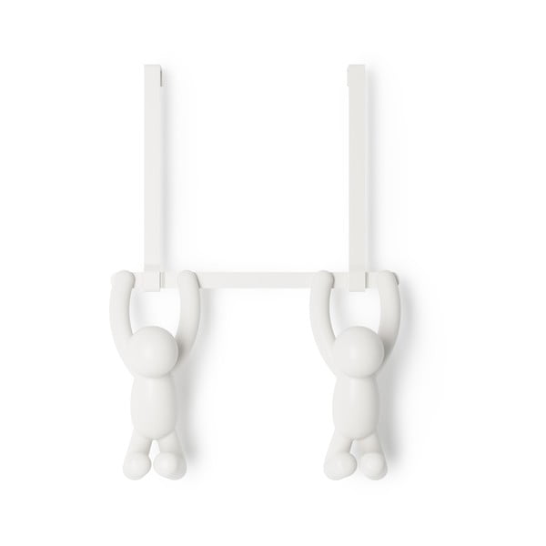 Bijela plastična vješalica za vrata 22 cm Buddy - Umbra-image-3