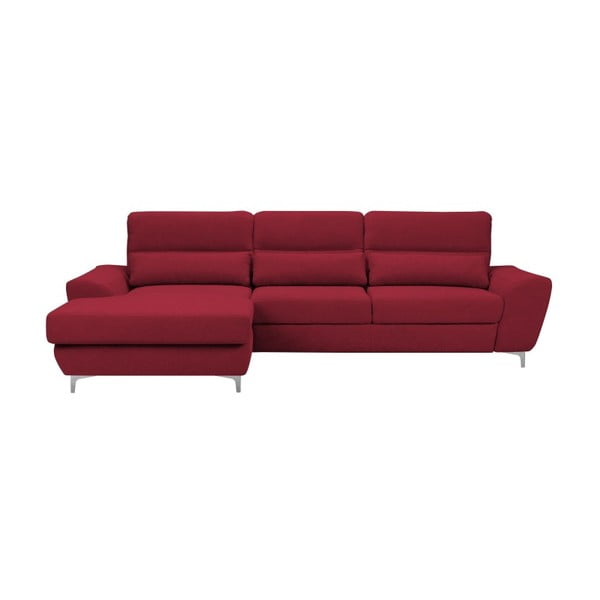 Crveni kauč na razvlačenje Windsor &amp; Co Sofas Omega, lijevi kut