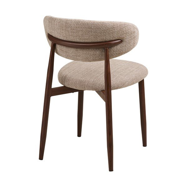 Bež/tamno smeđa podstavljena blagovaonska stolica Levanto – House Nordic-image-2