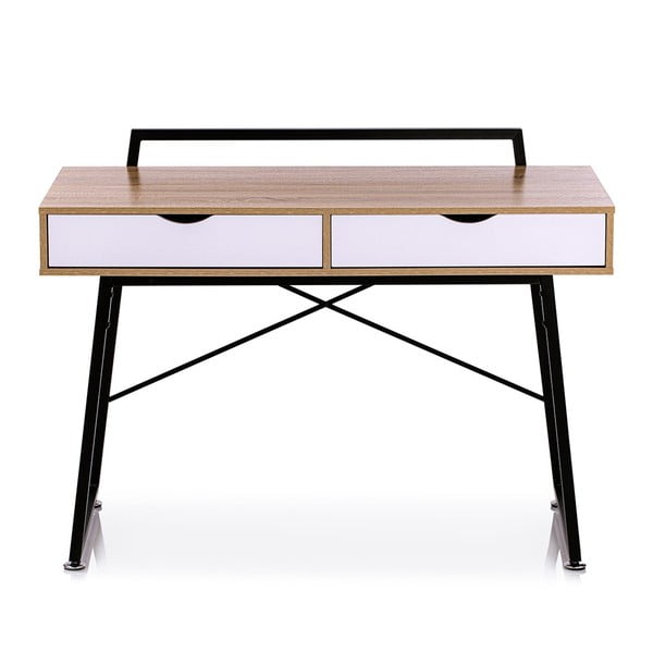 Radni stol s pločom stola u dekoru hrasta 57.5x120 cm Tolm – Homede