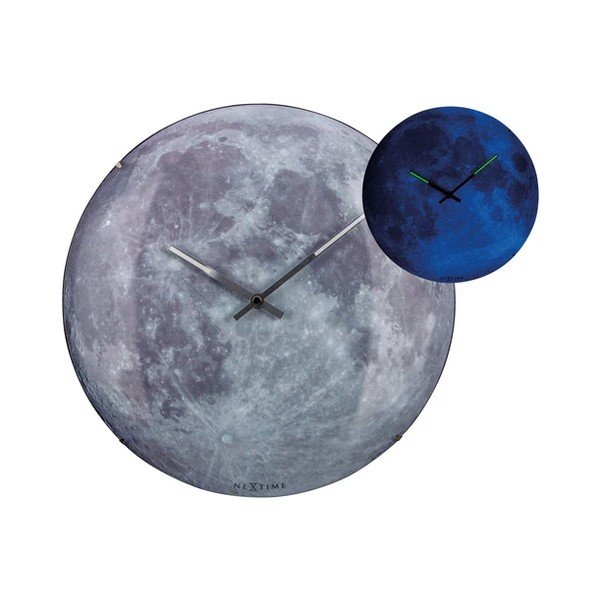 Zidni sat ø 35 cm Moon – NeXtime-image-3
