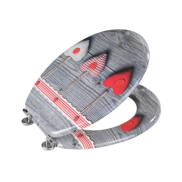 WC sjedalo Wenkoo Bavarian Hearts, 43 x 37 cm-image-1