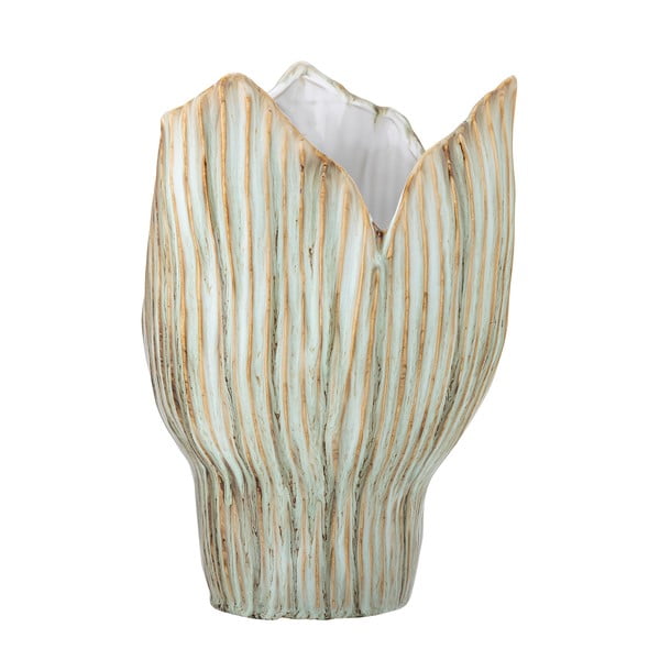 Svijetlo zelena vaza od kamenine (visina 30 cm) Mahira – Bloomingville-image-3