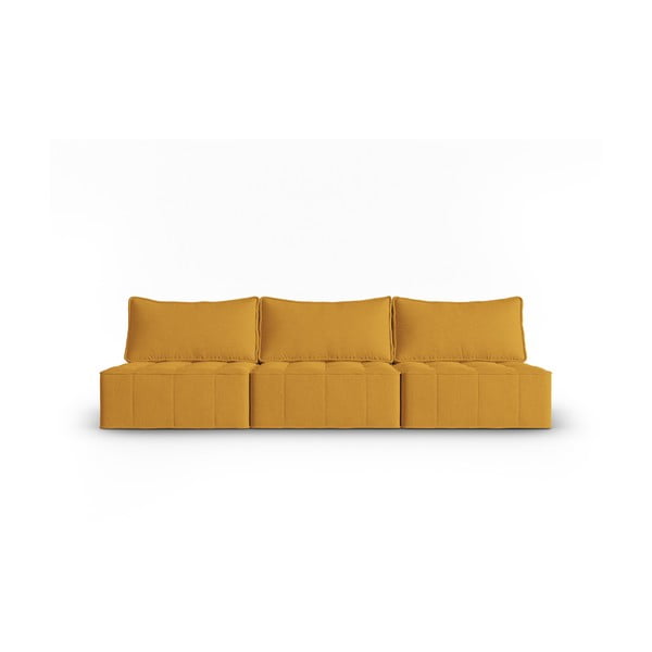 Žuta  sofa 240 cm Mike – Micadoni Home