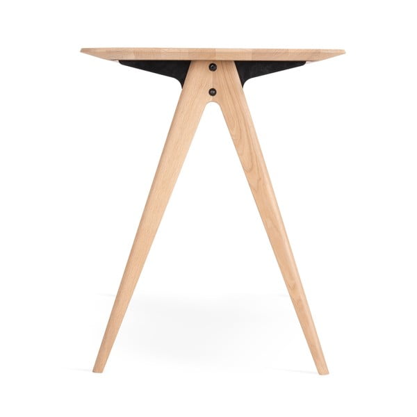 Radni stol od punog hrasta 60x120 cm Ava – Gazzda-image-4