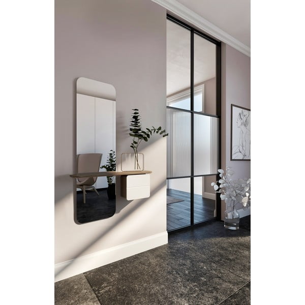 Bijeli/smeđi set za hodnik u dekoru hrasta One More Look – UMAGE-image-1