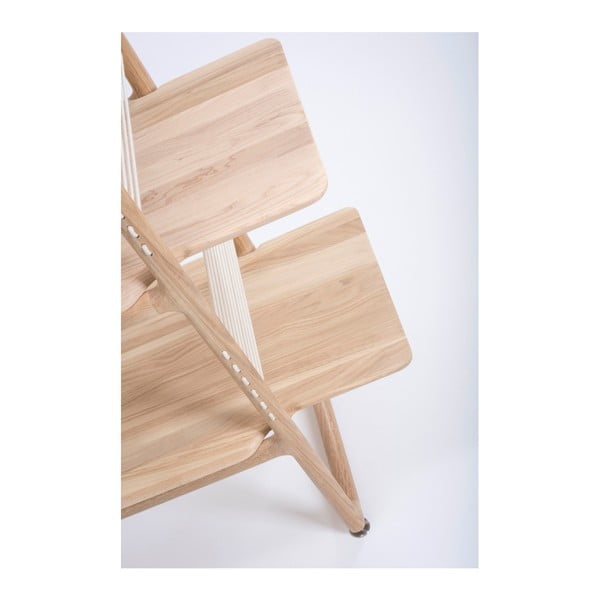 Polica za knjige od punog hrasta Gazzda Muse, visina 216 cm-image-4