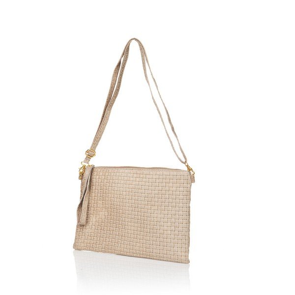 Taupe kožna torba Markese Hurton-image-1