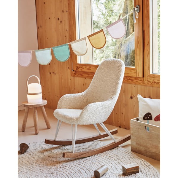 Dječja stolica od kaučukovog drveta Kave Home Dilcia, ø 24 cm-image-2