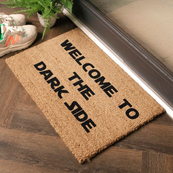Otirač od kokosovih vlakana 40x60 cm Welcome to the Darkside – Artsy Doormats-image-1