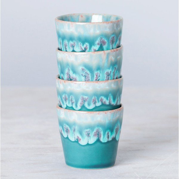 Bijelo-tirkizna šalica za espresso Costa Nova, 200 ml-image-1