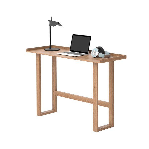 Pisaći stol od masivnog hrasta Wireworks Slim-image-2