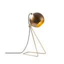 Stolna lampa u bakrenoj boji s metalnim sjenilom (visina 45 cm) Mixed – Opviq lights