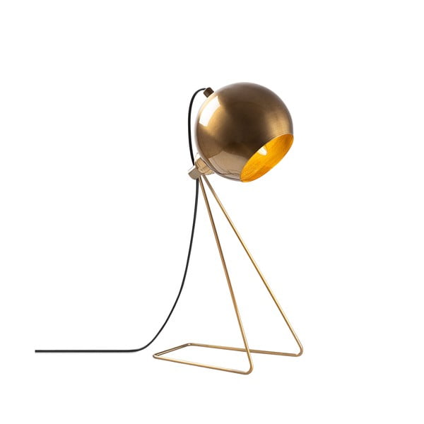Stolna lampa u bakrenoj boji s metalnim sjenilom (visina 45 cm) Mixed – Opviq lights