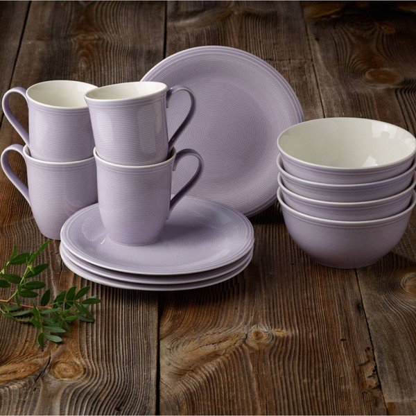 12-dijelni ljubičasti set za doručak Like by Villeroy &amp; Boch Group-image-1