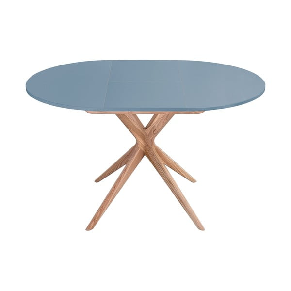 Okrugao proširiv blagovaonski stol s dodatnom pločom ø 90 cm Jubi – Ragaba-image-1