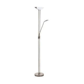 LED stojeća svjetiljka u brončanoj boji sa staklenim sjenilom (visina 180 cm) BAYA LED – EGLO