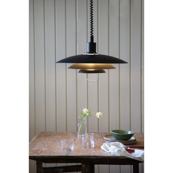 Crna viseća svjetiljka Markslöjd Kikrenes, ø 48 cm-image-1