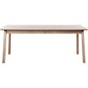 Proširiv blagovaonski stol s dodatnom pločom u dekoru hrasta 95x190 cm Bari – Unique Furniture