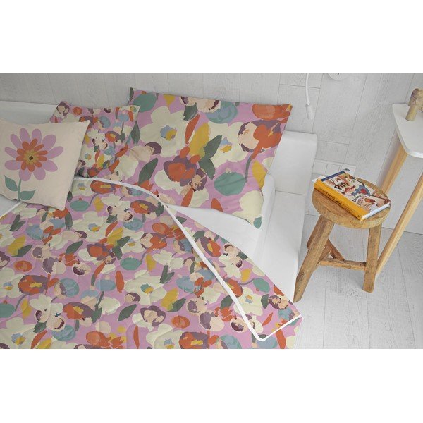 Prošiveni set deke i jastučnice od pamučnog satena 140x200 cm – Butter Kings-image-1