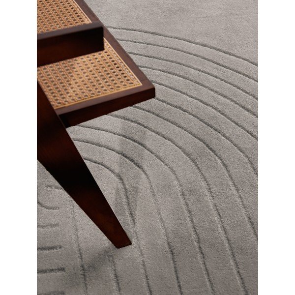 Svijetlo sivi ručno rađen vunen tepih 80x150 cm Arcura – Vikosa-image-3