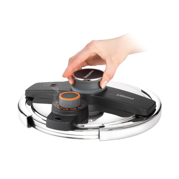 Ekspres  lonci 4 kom od nehrđajućeg čelika s poklopcem Ultima duo – Tescoma-image-4